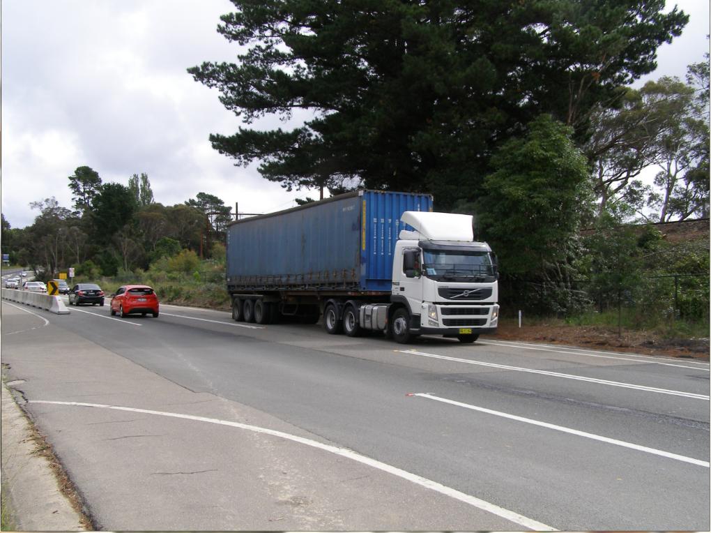 Large Trucks along Great Western Highway