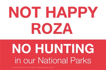 No Hunting Roza